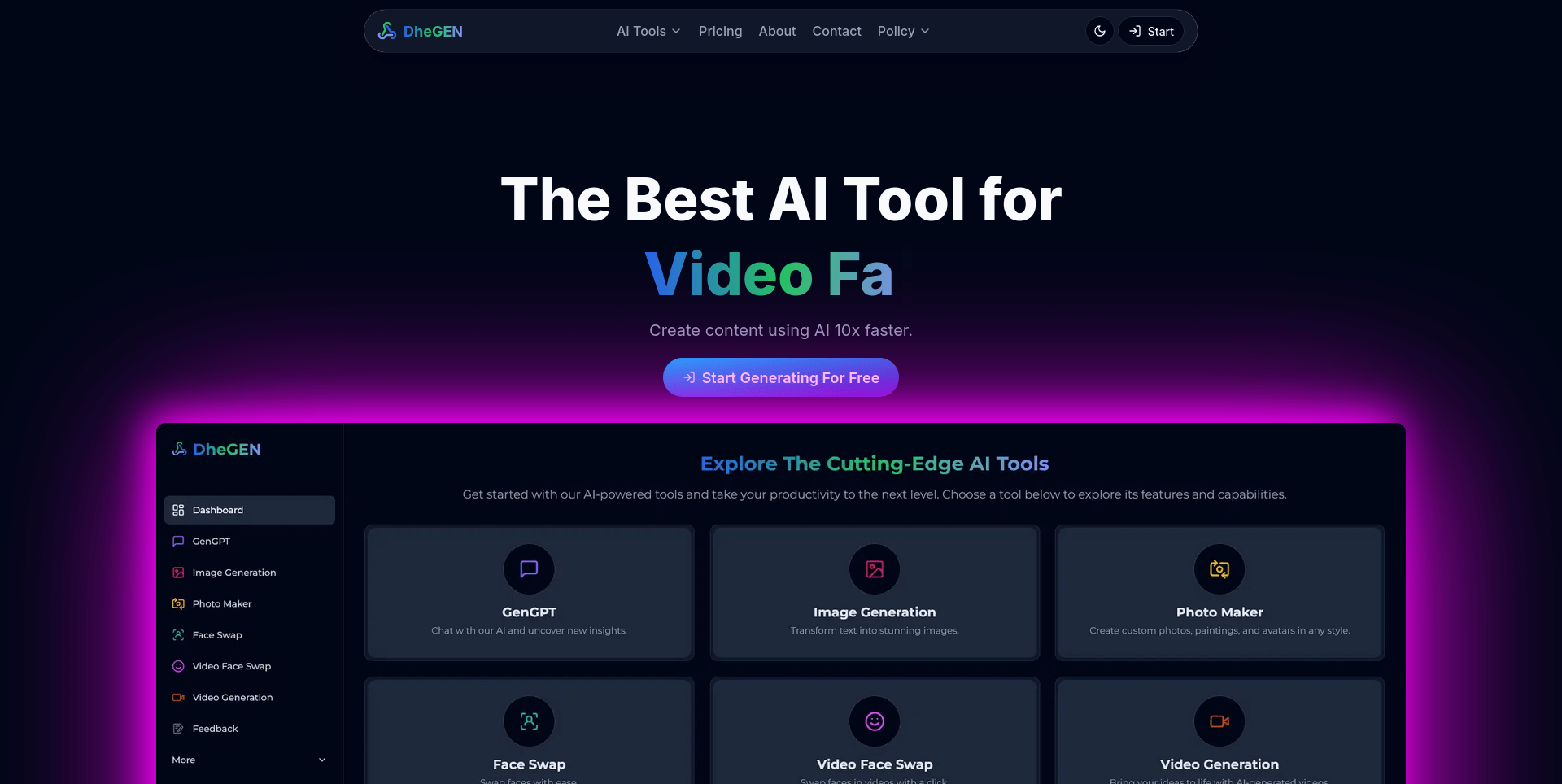 DheGEN - All-in-One AI Content Creation Suite - Image 1