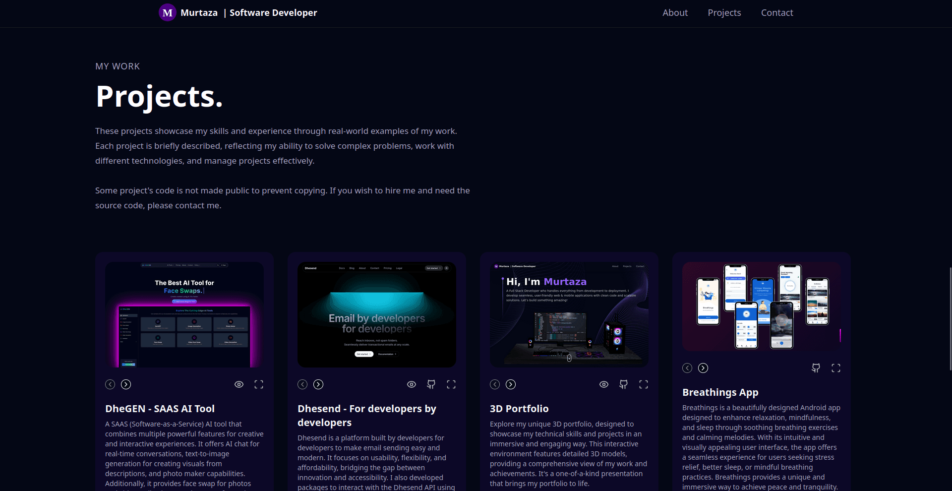 3D Portfolio - Thumbnail 3