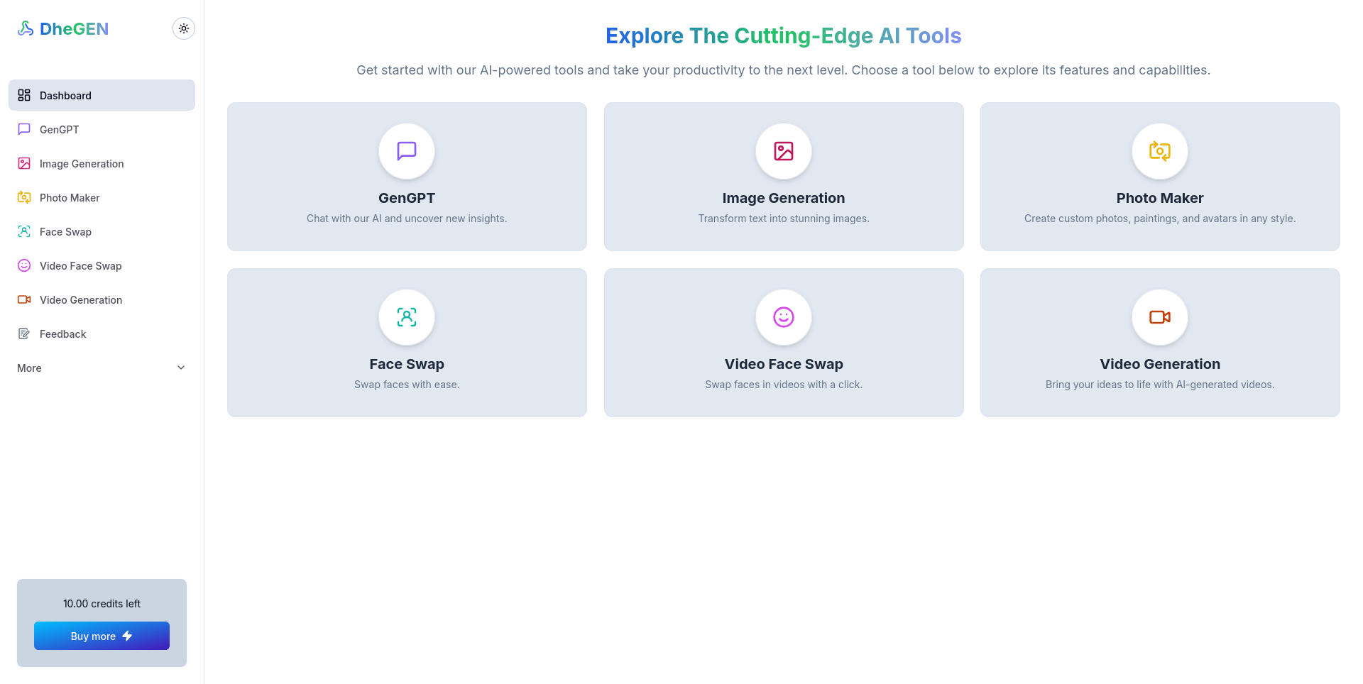 DheGEN - All-in-One AI Content Creation Suite - Thumbnail 3
