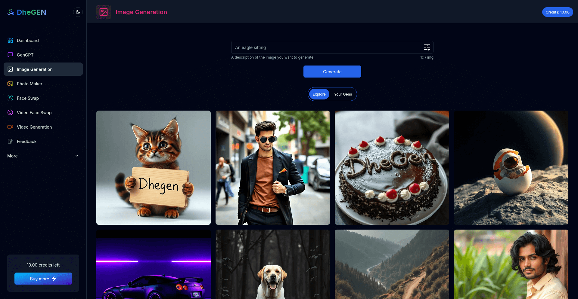 DheGEN - All-in-One AI Content Creation Suite - Thumbnail 4