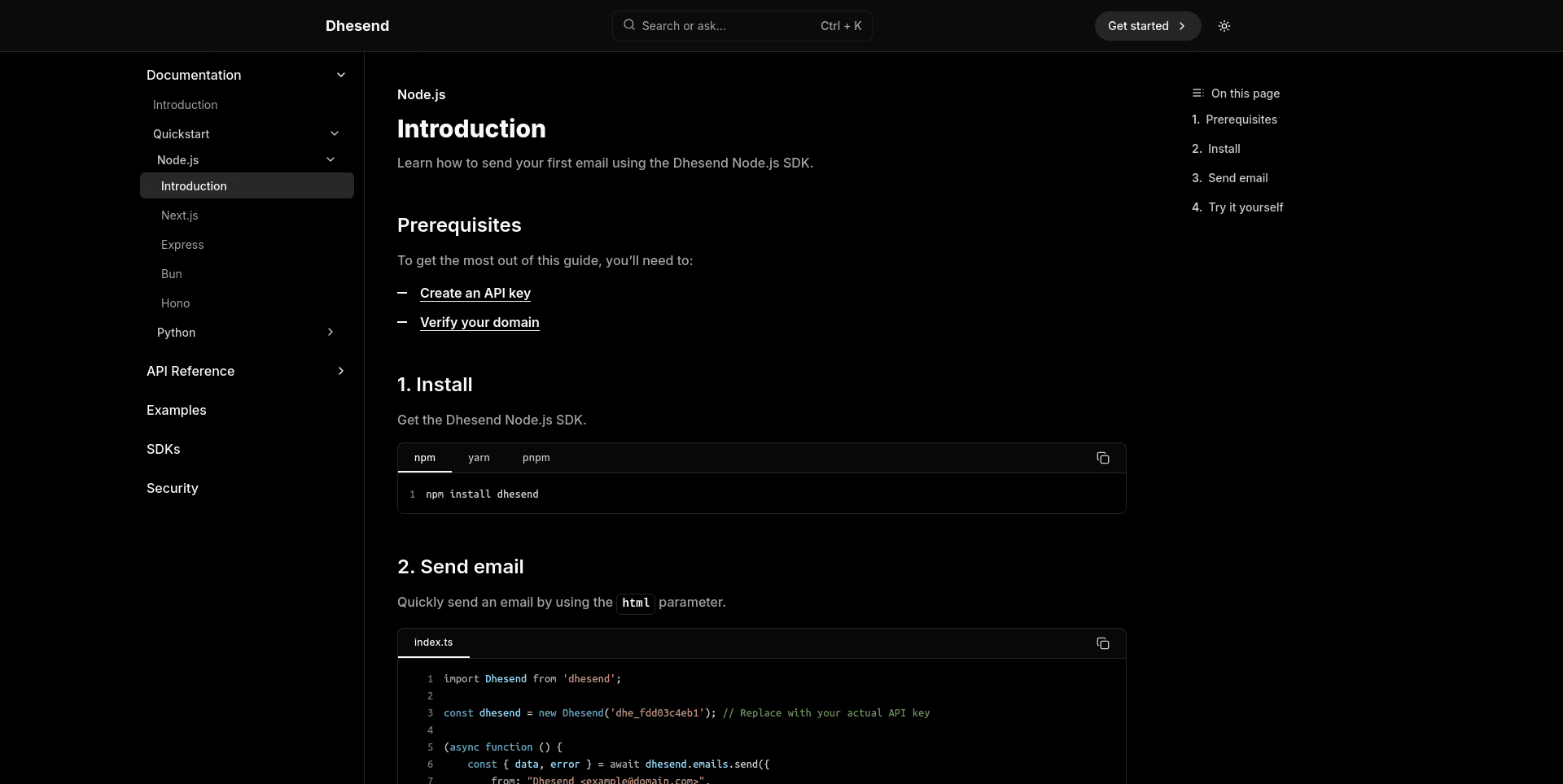 Dhesend – Developer Email API Platform - Thumbnail 9